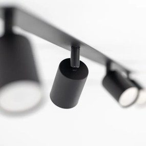 Spot încastrat NEX 4xGU10/10W/230V negru