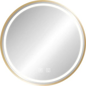 Oglinda LED 60cm MMJ auriu periat