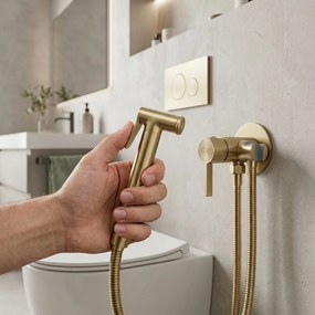 Baterie pentru bideu Rea Foster Brush Gold