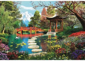 Orașe Gardens of Fuji Puzzle japonez de 1000 de piese Clementoni