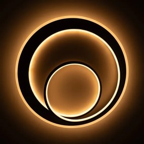 BRILAGI - Plafonieră LED dimabilă FLARE LED/70W/230V Ø 50 cm albă/neagră + telecomandă