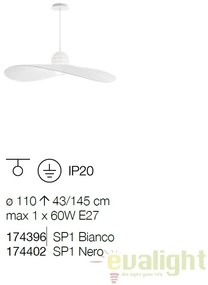 Lustra / Pendul design deosebit MADAME SP1 negru 174402