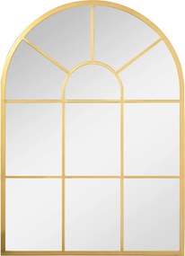 Homcom Oglinda Moderna de Perete – Arcuita 70×50 cm, Stil Fereastra Negru | Aosom Romania