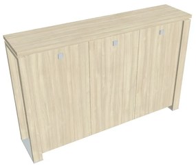 Dulap mediu Verno+ 200 x 46 x 130 cm, salcâm