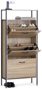 Raft cu compartimente G1009 OAK, stejar