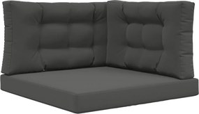 vidaXL Perna pentru canapea de exterior 3 pcs Antracit Poliester