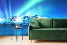 Fototapet aurora polară arctică