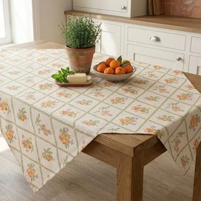 decoDoma Față de masă cu imprimeu VINTAGE HARVEST 140 x 180 cm