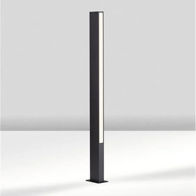 Stalp negru de exterior LED IP65 Stor H-100cm