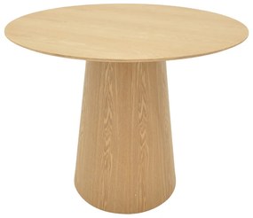 Masa Bucatarie/Dining Donna MDF Stejar Sonoma, Diametru 100 Cm