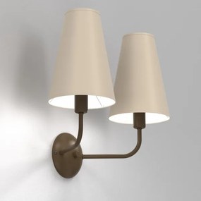 Lampă de perete GRENADA, 2x E14, 15W, 230V, bej