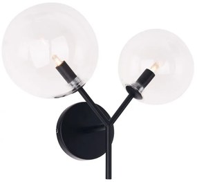 Aplica design industrial, minimalist Lollipop 2L negru W0277 MX