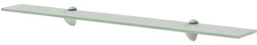 vidaXL Raft suspendat din sticlă, 80 x 10 cm, 8 mm