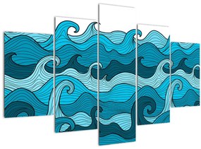 Tablou - Marea, abstracție (150x105 cm)