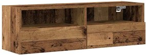 vidaXL Dulap TV de perete Lemn vechi 100 x 30 x 30 cm Lemn compozit