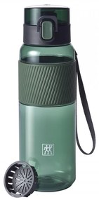 Sticla pentru apa Zwilling 1024178, 680 ml, Tritan, Rezistenta la impact si varsare, Filtru fructe, Fara BPA, Verde