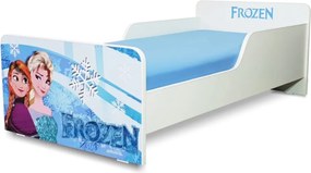 Pat copii  Frozen 2-8 ani cu saltea cadou