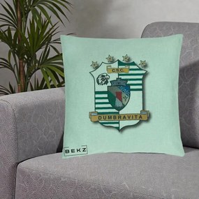 Perna Personalizata CSC Dumbravita Fotbal, 40x40 cm, Verde Menta, Husa Detasabila, Perna Inclusa, BEKZ®