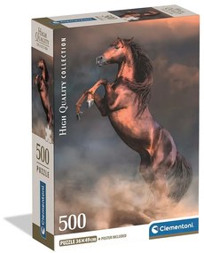 Cal Wild Stallion Puzzle compact Clementoni de 500 piese