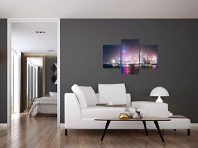 Tabloul Shangai nocturn (90x60 cm)