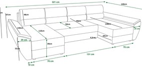 Colțar în formă de U Radiant U4 (Gri). 1057543
