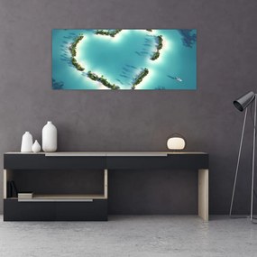 Tablou - Insulele inimii (120x50 cm)