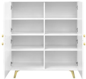 Set mobilier living Astradon II (Alb + auriu) . 1105943