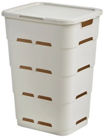 Tontarelli Coș pentru rufe murdare MAYA 45 l, crem