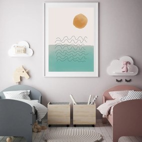 Poster - Abstracție pictată (A4)