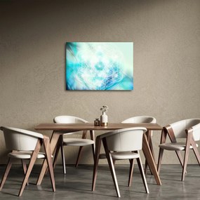 Tablou - Merkaba pe un fundal turcoaz (70x50 cm)