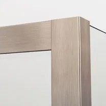 Paravan dus sticla walk-in 80x200 cm, bronz periat, sticla 8 mm, Ronal Easy 800x2000 mm, Bronz periat