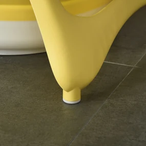 HOMCOM Cadă Pliabilă pentru Bebeluși 0-3 Ani, cu Indicator de Temperatură și Pernuță, Alb, 81.5x50.5x23.5 cm, Design Ergonomic | Aosom Romania