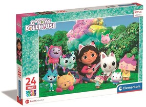 Gabby&#039;s Dollhouse Rainbow-Tree Puzzle maxi de 24 piese Clementoni
