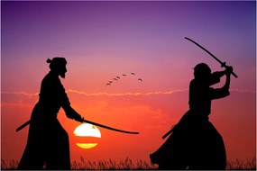 Tablou - Samurai (90x60 cm)