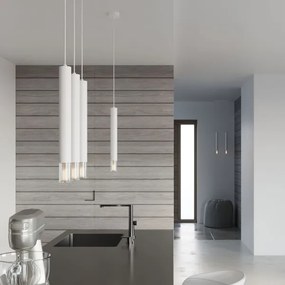 Lustră pe cablu VIZIER 2xG9/40W/230V albă Sollux SL.0958