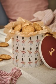 IB Laursen Cutie metalica pentru fursecuri MY NOSTALGIC CHRISTMAS - GUARDS rotunda