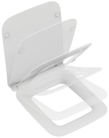 Capac WC ultra plat, Soft-Close, alb