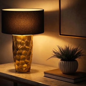 Veioza din aluminiu auriu AURELIA 55cm