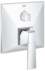 Baterie cada - dus incastrata Grohe Allure Brilliant monocomanda crom 3 iesiri