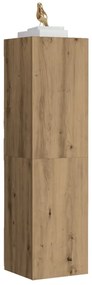 vidaXL Dulap TV, stejar artizanal, 30,5x30x110 cm, lemn prelucrat