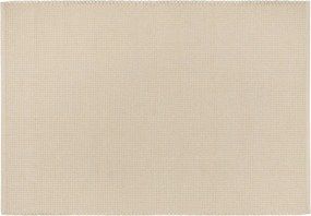 Covor bej țesut manual din lână 140x200 cm Talo – noo.ma