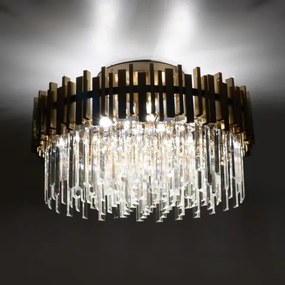BRILAGI - Plafonieră VERVE 6xE14/40W/230V Ø 60 cm aurie