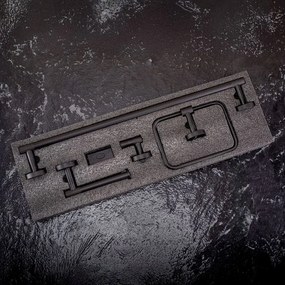 Set accesorii pentru baie GRID 4 piese negru