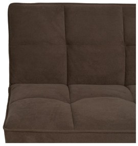 Canapea maro extensibilă cu tapițerie din chenille 175 cm – Ixia