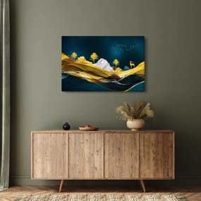 Tablou - Peisaj, cerb (90x60 cm)