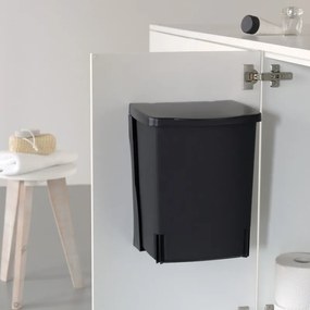 Brabantia Coș încorporabil 647043, 10 L, Deschidere largă, Curățare ușoară, Negru