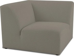 Modul pentru canapea maro deschis cu tapițerie din stofă bouclé (cu colț variabil) Roxy – Scandic