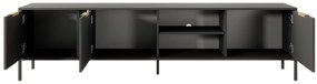 Stel multifunctional antracit LARS 203 3D RTV