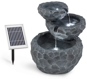 Murach fântână arteziană,cu acumulator de funcționare, 2 W, panou solar, 3 LED-uri