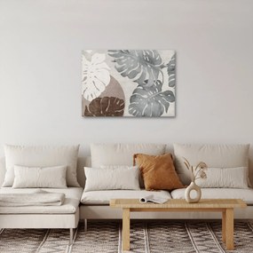 Tablou - Design cu frunze (70x50 cm)